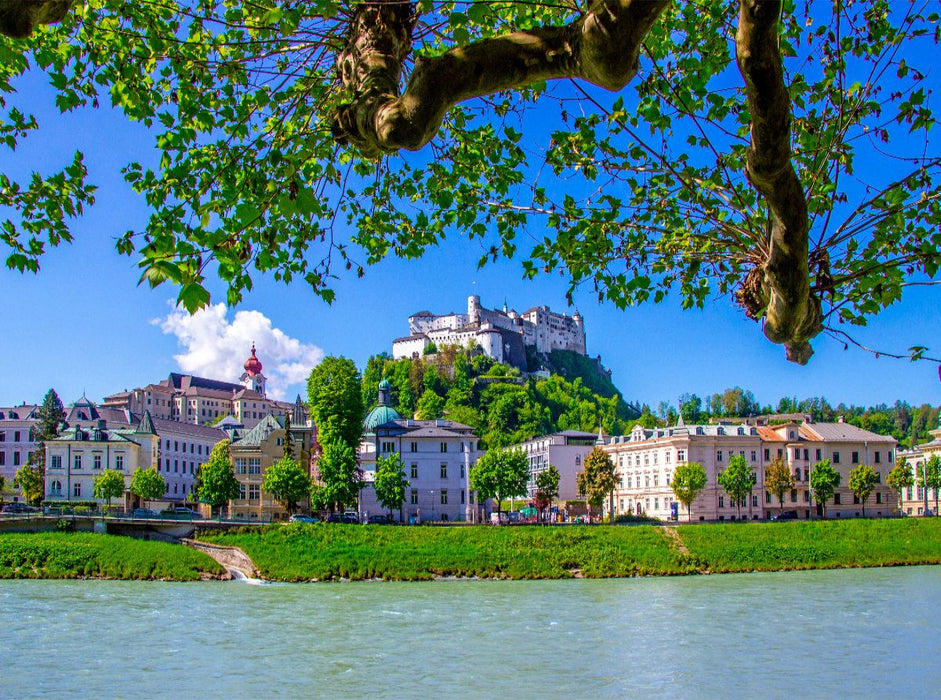 Frühling an der Salzach - CALVENDO Foto-Puzzle'