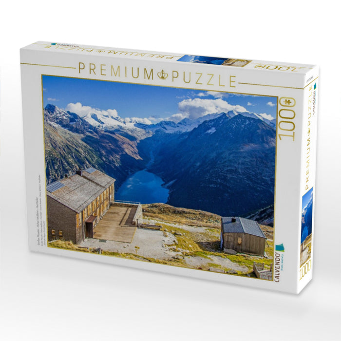 Großer Möseler - Hoher Weißzint - Hochfeiler - CALVENDO Foto-Puzzle'