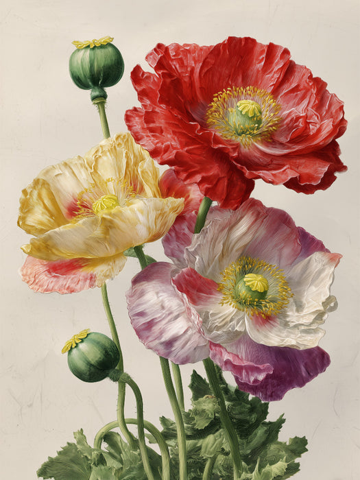 Feurige Mohnblumen, Symbol für Lebendigkeit und Freiheit - CALVENDO Foto-Puzzle'