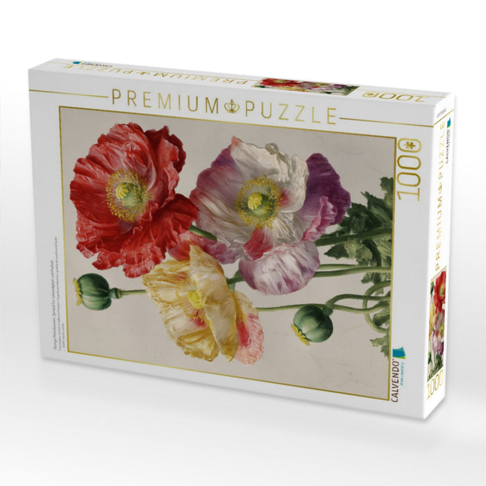 Feurige Mohnblumen, Symbol für Lebendigkeit und Freiheit - CALVENDO Foto-Puzzle'