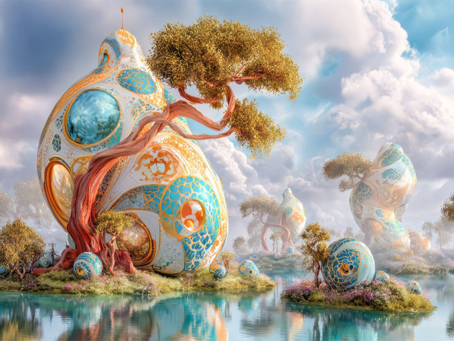 Surreale wunderliche Landschaften - CALVENDO Foto-Puzzle'