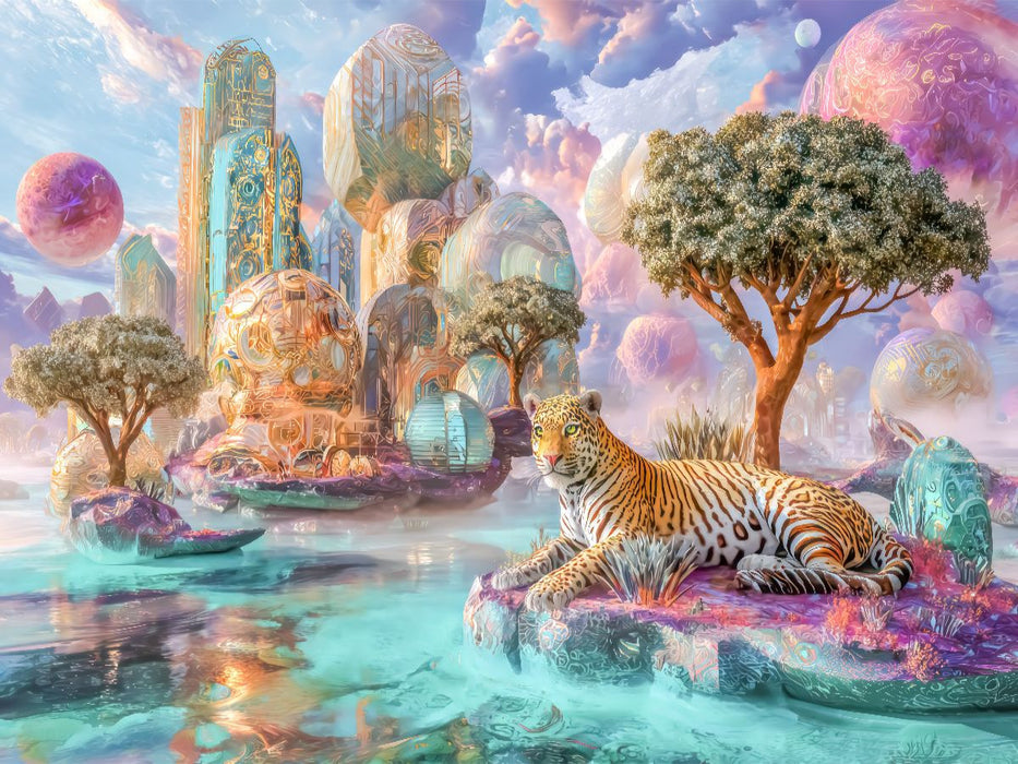 Surreale wunderliche Landschaften - CALVENDO Foto-Puzzle'