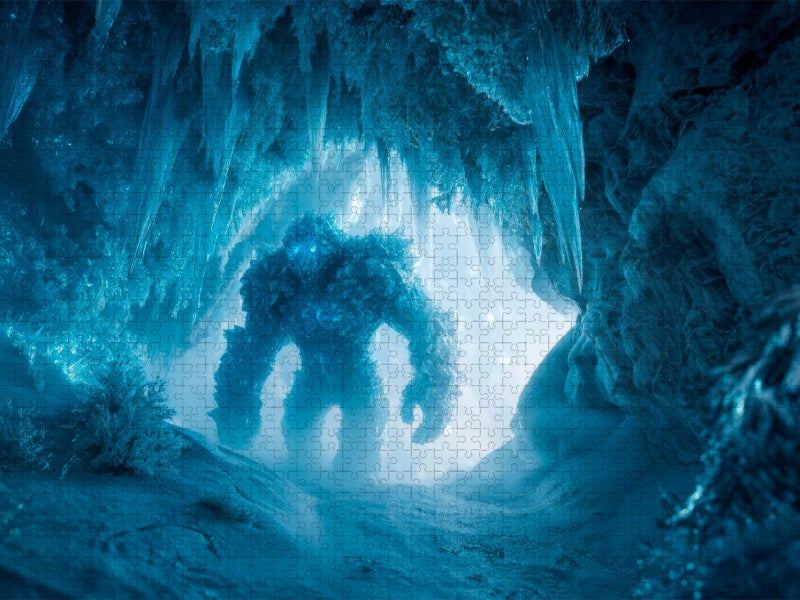 Mächtiger Kristallhüter - CALVENDO Foto-Puzzle'