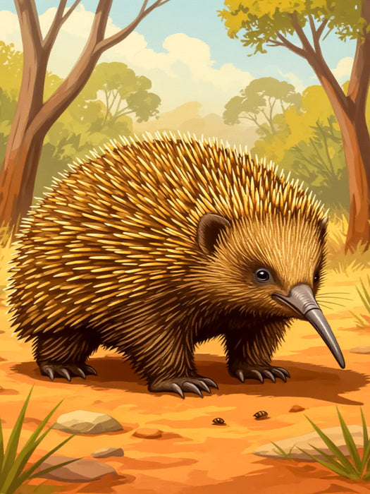 Schnabeligel – der stachelige Ameisenfresser - CALVENDO Foto-Puzzle'