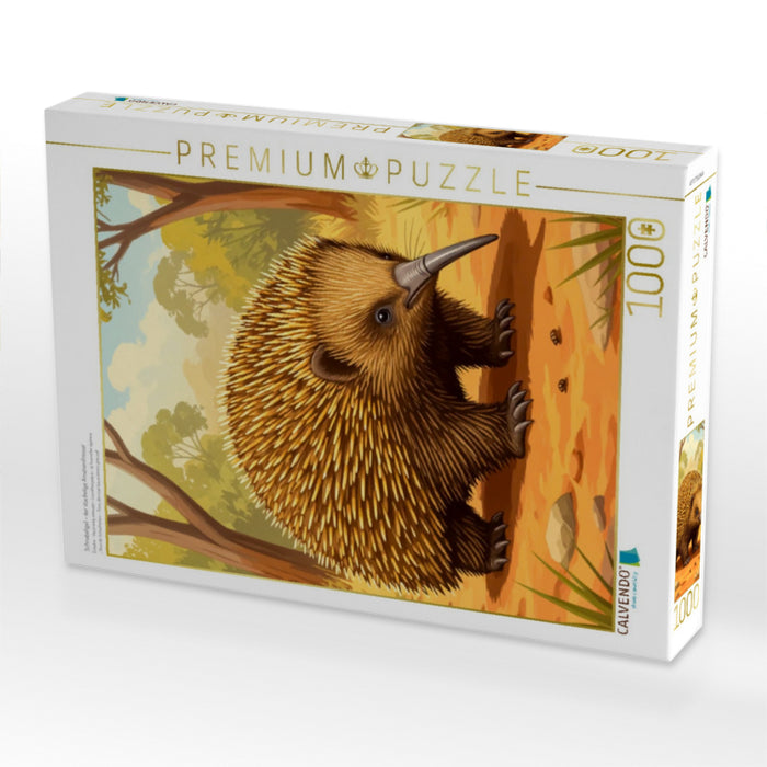 Schnabeligel – der stachelige Ameisenfresser - CALVENDO Foto-Puzzle'