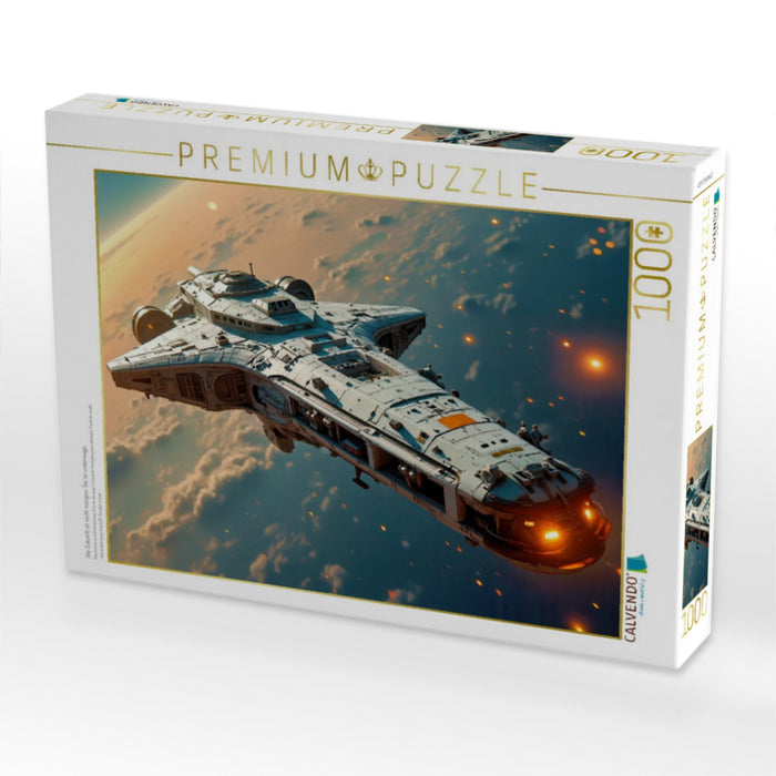 Die Zukunft ist nicht morgen. Sie ist unterwegs. - CALVENDO Foto-Puzzle'