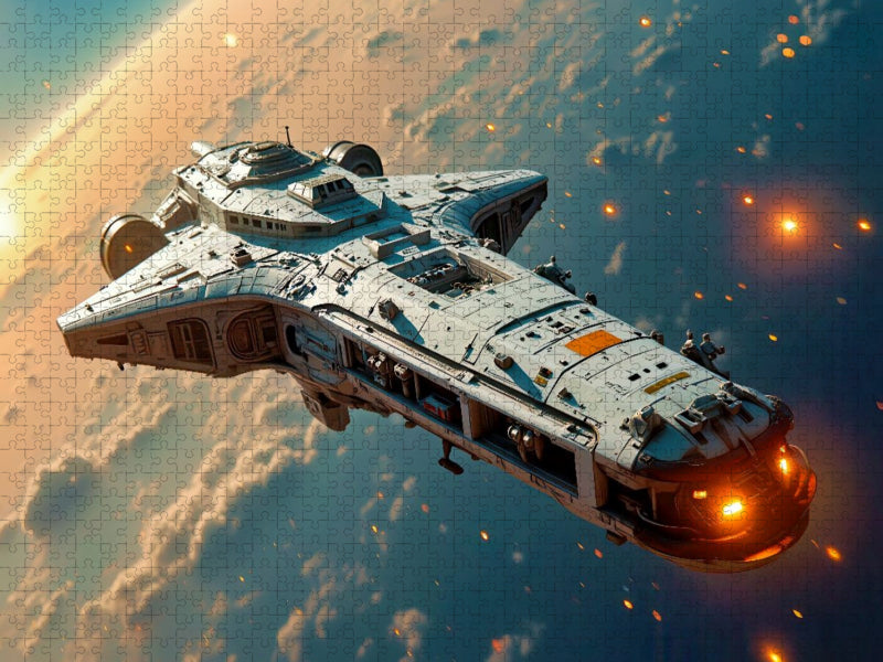 Die Zukunft ist nicht morgen. Sie ist unterwegs. - CALVENDO Foto-Puzzle'