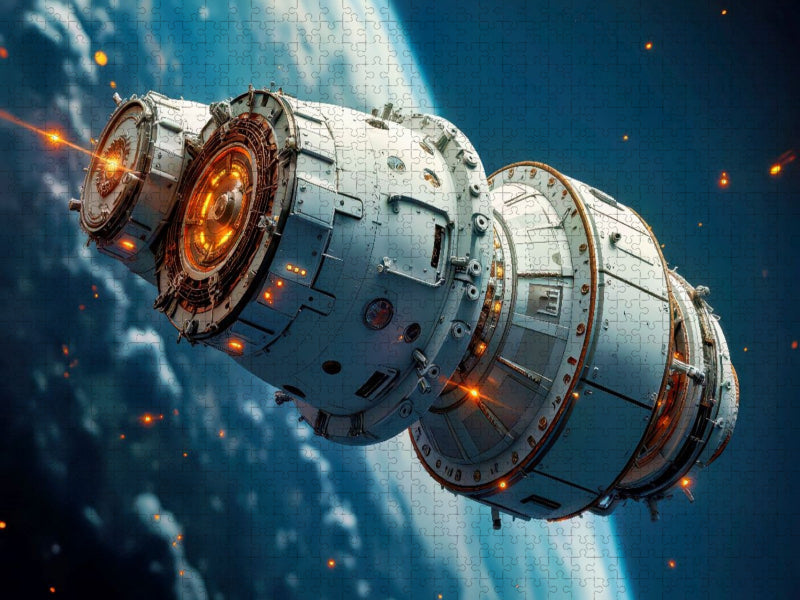 Ein Flüstern durch das All, getragen von Generationen. - CALVENDO Foto-Puzzle'