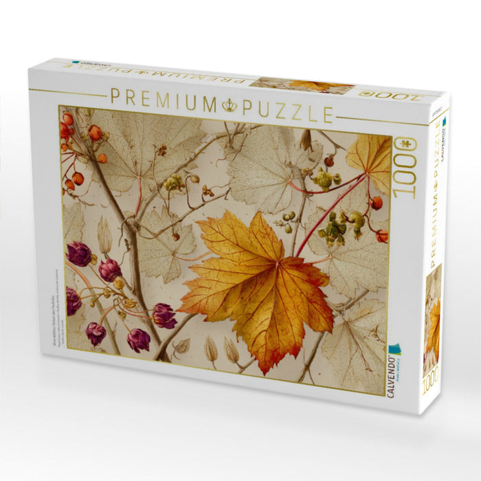 Ahornblätter, Farben des Herbstes - CALVENDO Foto-Puzzle'