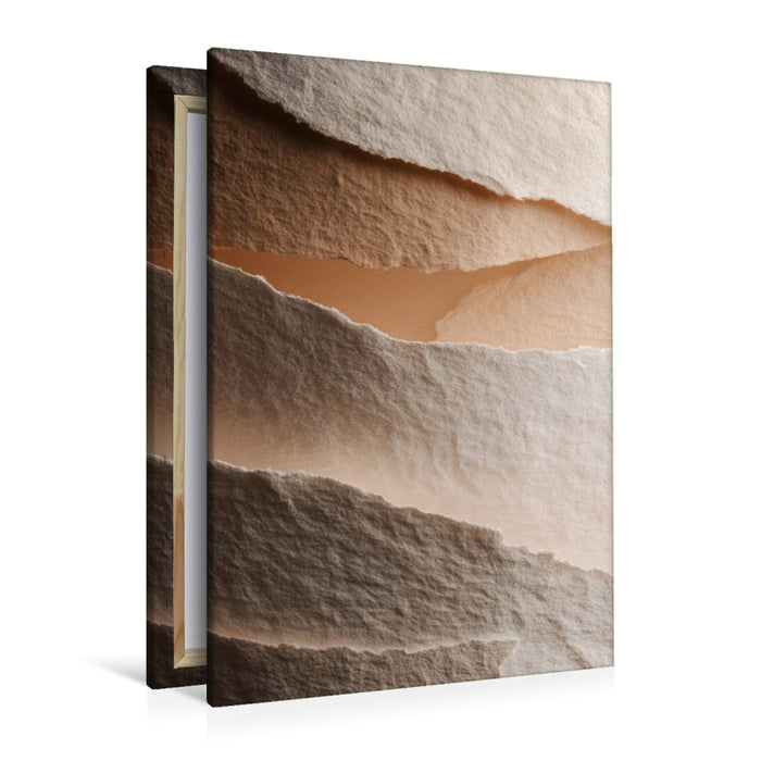 Premium Textil-Leinwand Flächen im Dialog von Stille und Harmonie