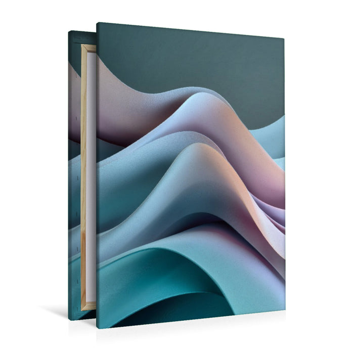 Premium Textil-Leinwand Bewegung in der Sprache des Minimalismus