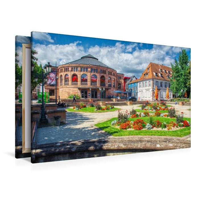Premium Textil-Leinwand Théâtre municipal de Haguenau