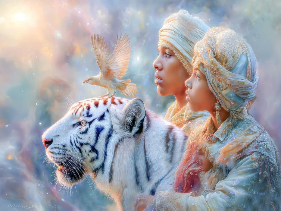 Glückselige Welten - CALVENDO Foto-Puzzle'