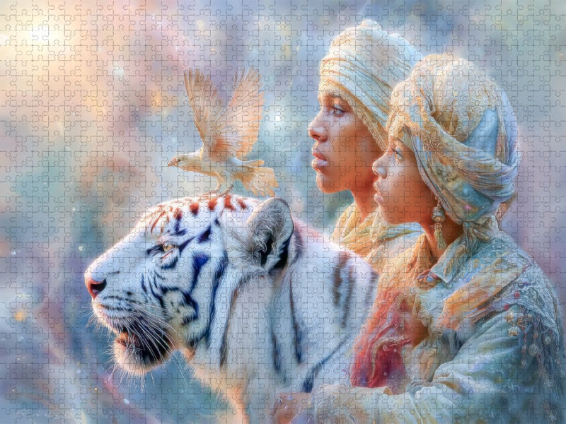 Glückselige Welten - CALVENDO Foto-Puzzle'