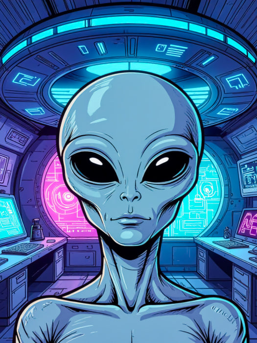 Grey-Encounter – Das Gesicht des Fremden - CALVENDO Foto-Puzzle'