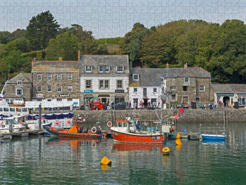 Fischerboote im Hafen, Padstow, Cornwall - CALVENDO Foto-Puzzle'