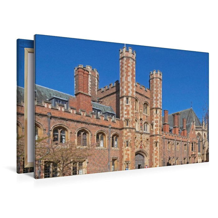 Premium Textil-Leinwand Das große Tor, St. John's College, Cambridge