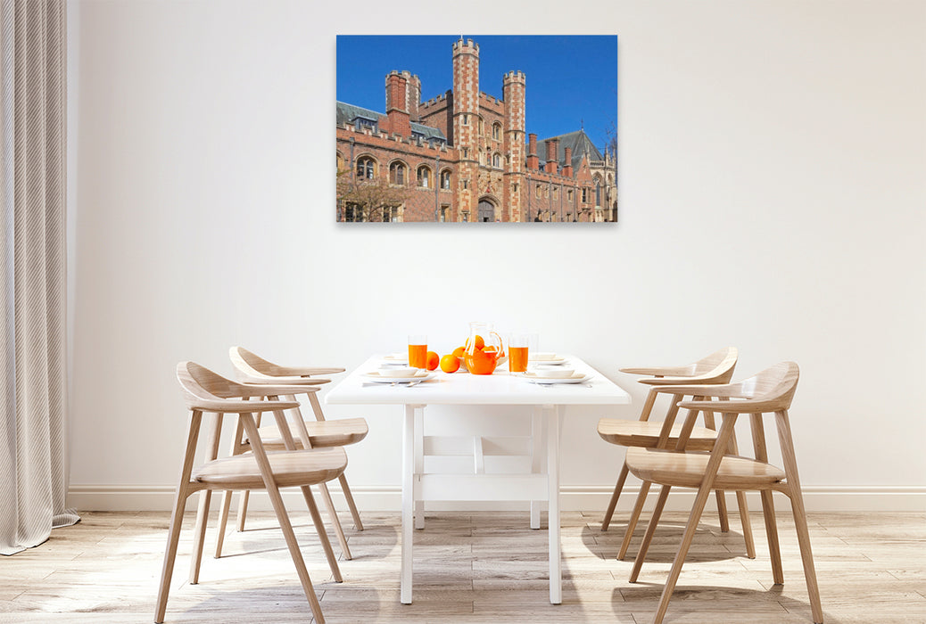 Premium Textil-Leinwand Das große Tor, St. John's College, Cambridge