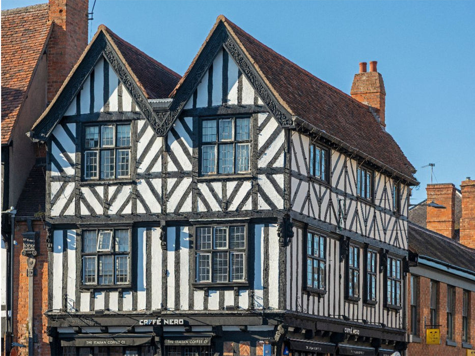 Fachwerkhäuser, Stratford upon Avon - CALVENDO Foto-Puzzle'