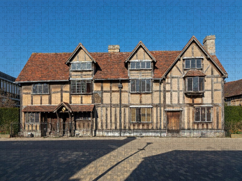 Geburtshaus von William Shakespeare - CALVENDO Foto-Puzzle'