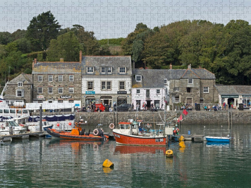 Fischerboote im Hafen von Padstow - CALVENDO Foto-Puzzle'