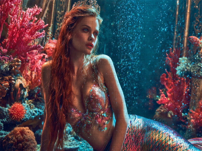 Meereskönigin in ihrem leuchtenden Palast - CALVENDO Foto-Puzzle'