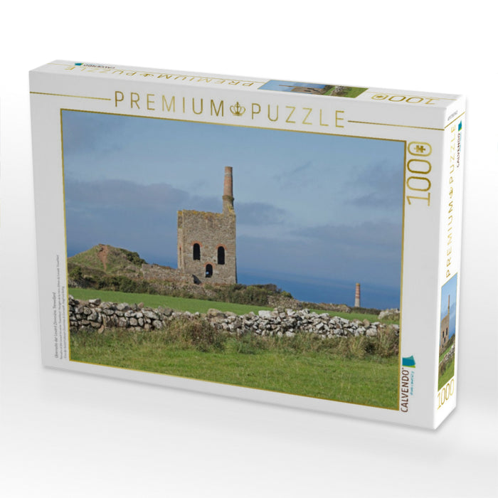 Überreste der Levant Zinnmine, Trewellard - CALVENDO Foto-Puzzle'