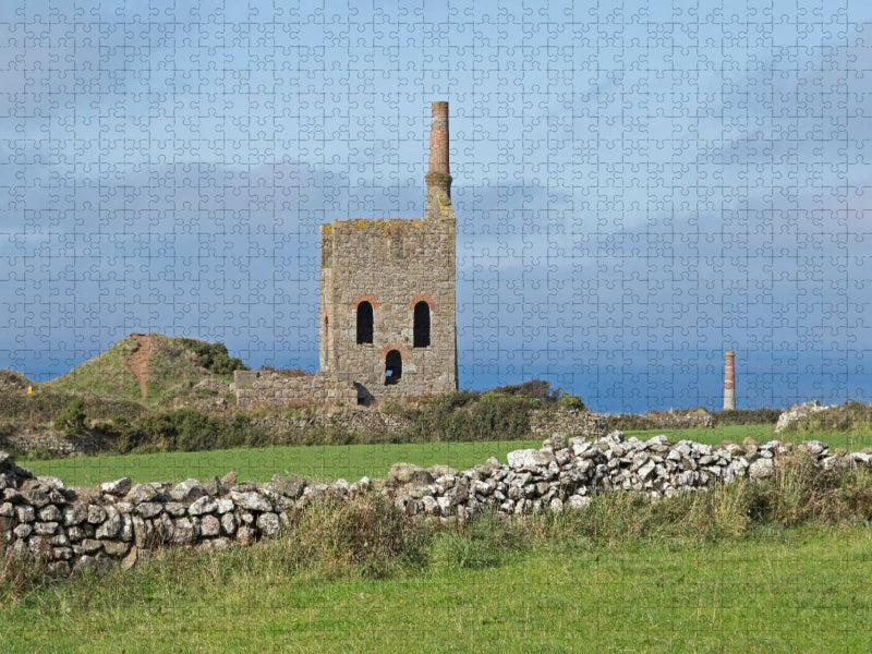 Überreste der Levant Zinnmine, Trewellard - CALVENDO Foto-Puzzle'