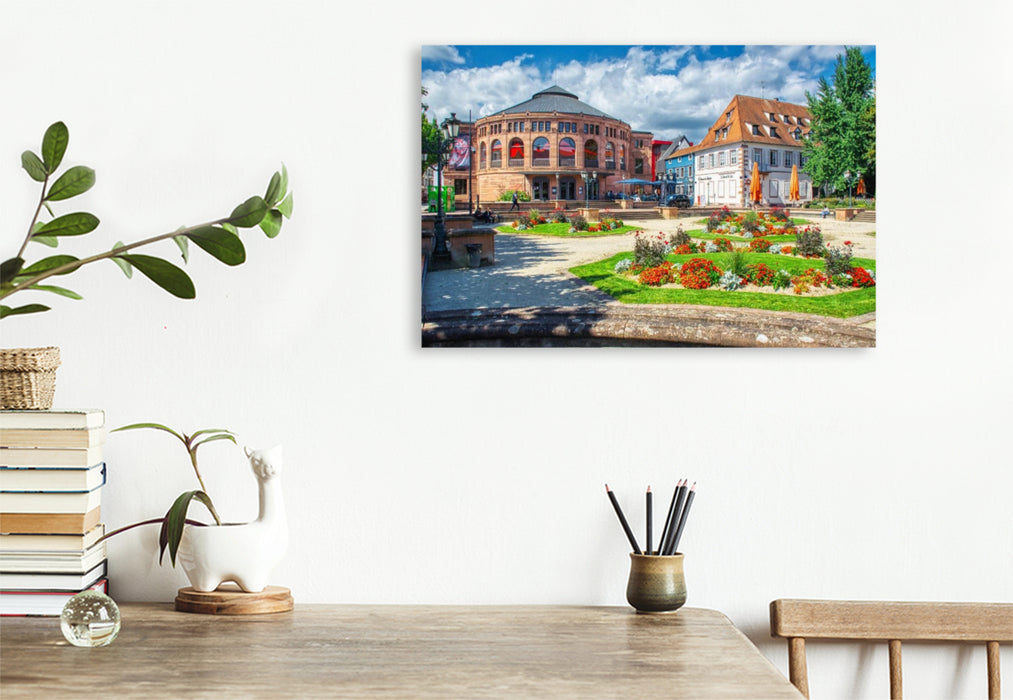 Premium Textil-Leinwand Théâtre municipal de Haguenau