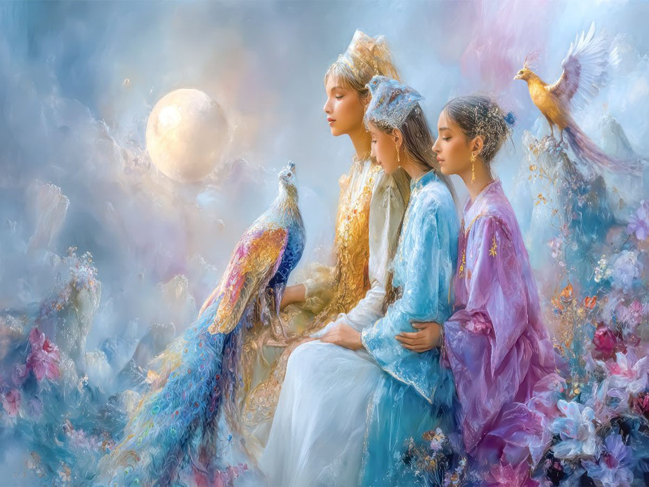 Glückselige Welten - CALVENDO Foto-Puzzle'