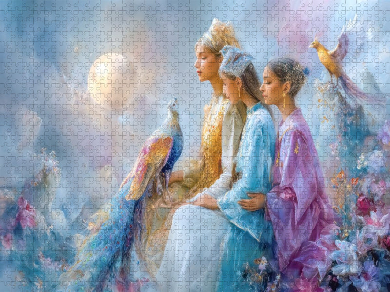 Glückselige Welten - CALVENDO Foto-Puzzle'