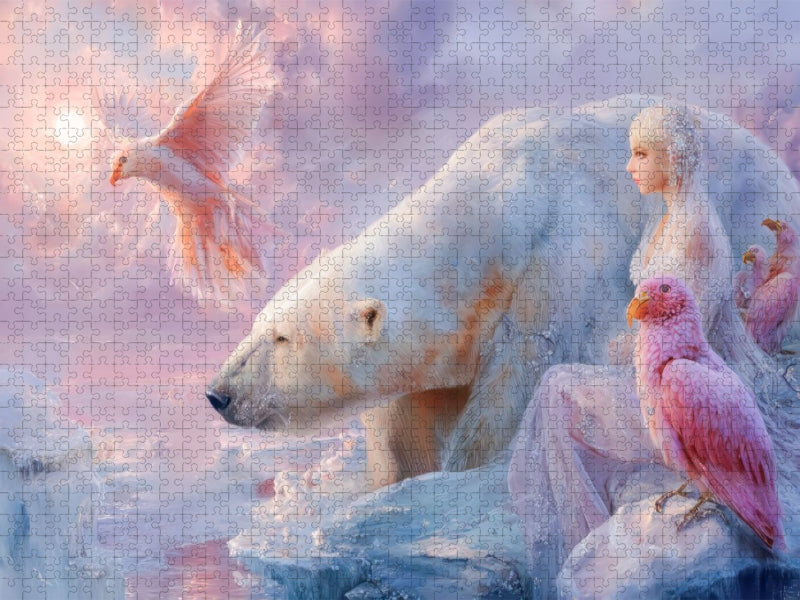 Glückselige Welten - CALVENDO Foto-Puzzle'