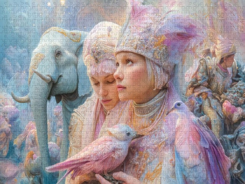 Glückselige Welten - CALVENDO Foto-Puzzle'