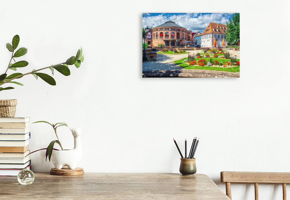 Premium Textil-Leinwand Théâtre municipal de Haguenau