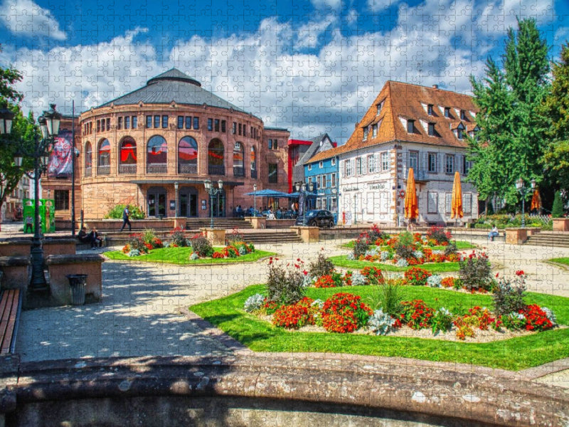 Théâtre municipal de Haguenau - CALVENDO Foto-Puzzle'