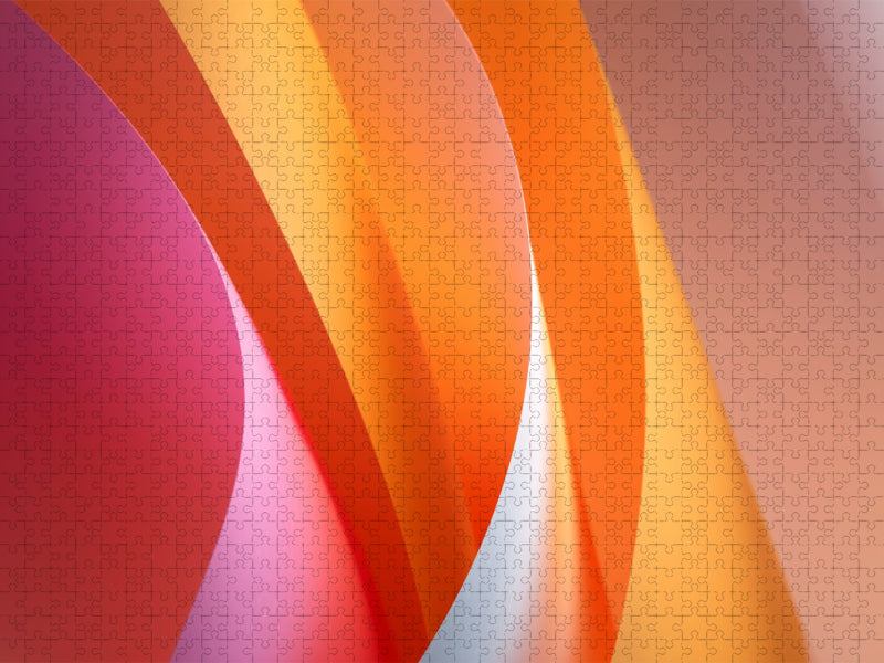 Sanfte Kurven, zeitgenössische Abstraktion - CALVENDO Foto-Puzzle'