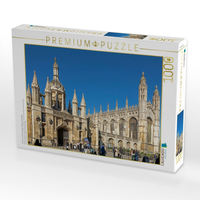 Torhaus und Kirche, Kings's College, Cambridge - CALVENDO Foto-Puzzle'