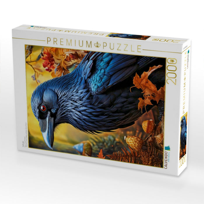 Kolkrabe - CALVENDO Foto-Puzzle'