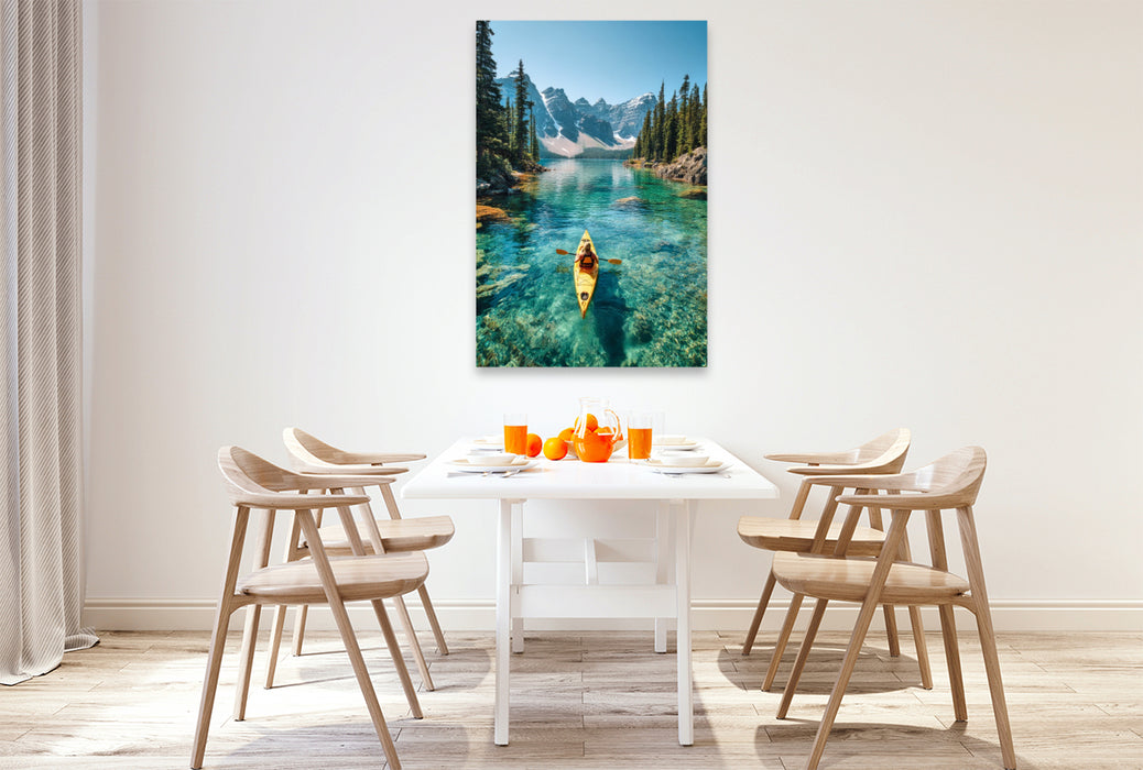 Premium Textil-Leinwand Jage dem Horizont nach