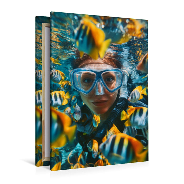 Premium Textil-Leinwand Ein Motiv aus dem Kalender Abenteuer Natur