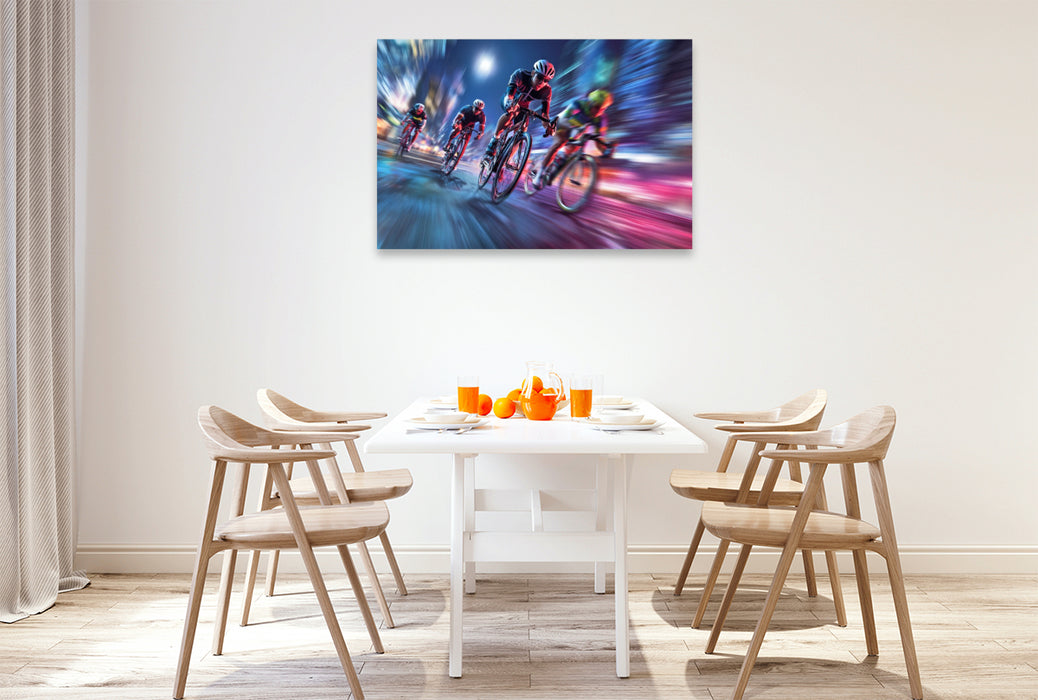 Premium Textil-Leinwand Jeder Weg erzählt deine Geschichte