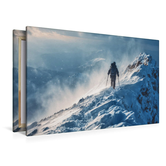 Premium Textil-Leinwand Adrenalin trifft Freiheit