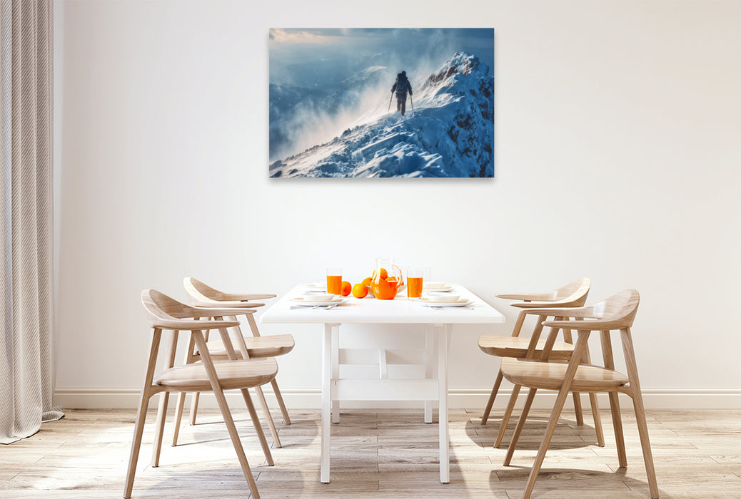 Premium Textil-Leinwand Adrenalin trifft Freiheit