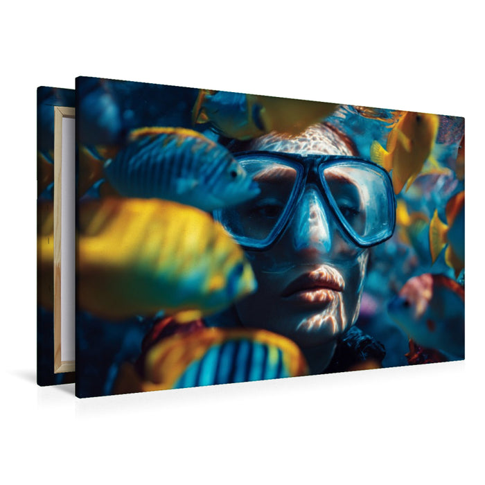 Premium Textil-Leinwand Farben erweitern den Horizont