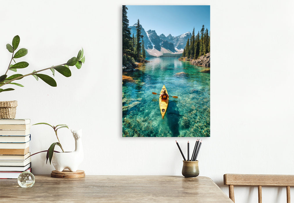 Premium Textil-Leinwand Jage dem Horizont nach