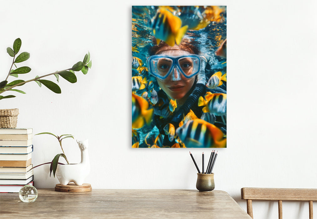 Premium Textil-Leinwand Ein Motiv aus dem Kalender Abenteuer Natur