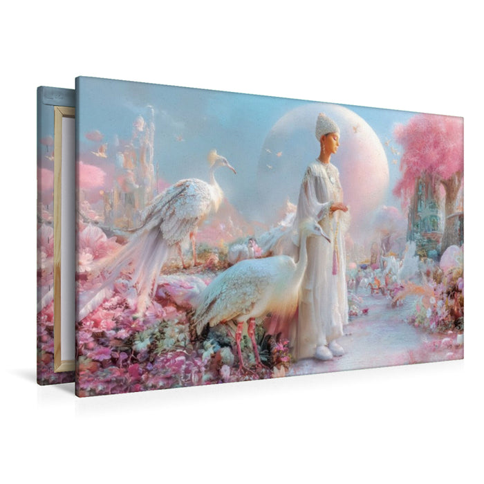 Premium Textil-Leinwand Glückselige Welten