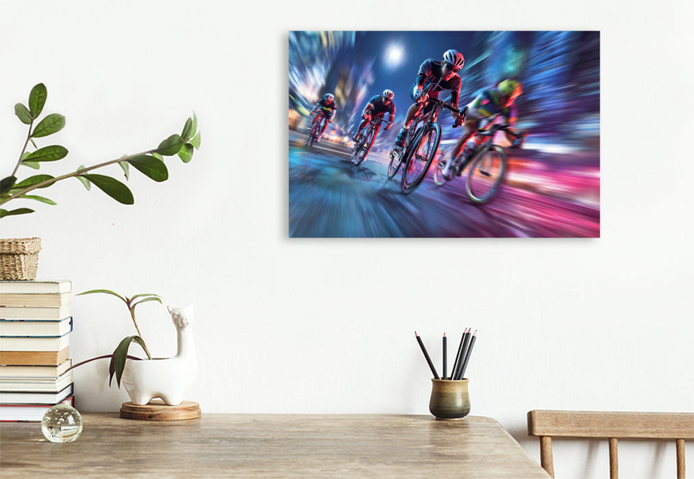 Premium Textil-Leinwand Jeder Weg erzählt deine Geschichte