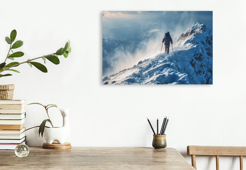 Premium Textil-Leinwand Adrenalin trifft Freiheit