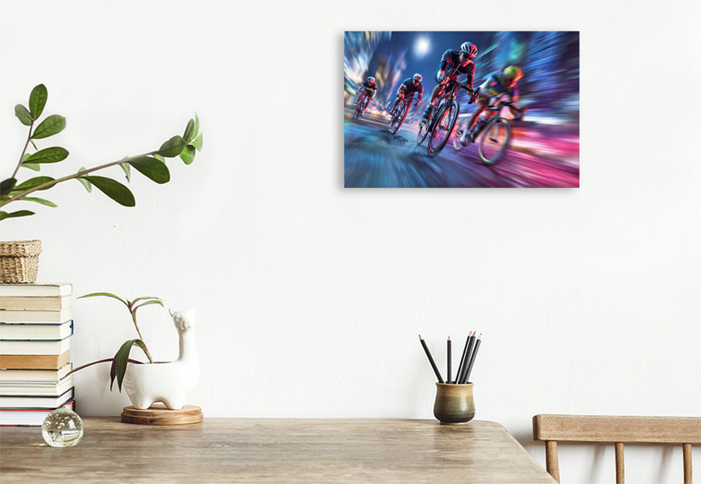 Premium Textil-Leinwand Jeder Weg erzählt deine Geschichte